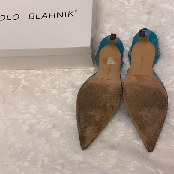 Manolo Blahnik Carolyne Pick90pin patent - Picture 8 of 8